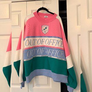 Yellow the Label OOO CLUB OVERSIZED SWEATSHIRT XL